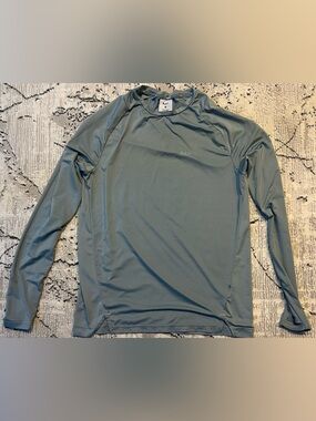 Myprotein Long-Sleeve Performance Tee in Dusty Blue by M2